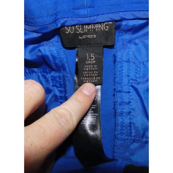 Women's Blue So Slimming Pants By Chico's, Medium / 10 - Picture 5 of 7